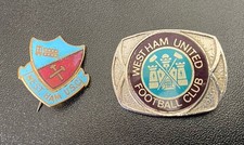 2 x Old West Ham Pin Badges