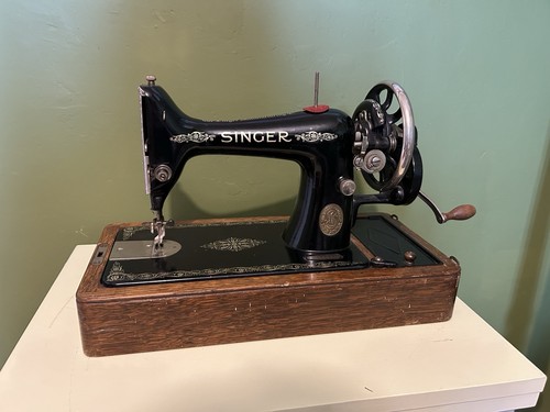 Antique singer 99k hand - singer,