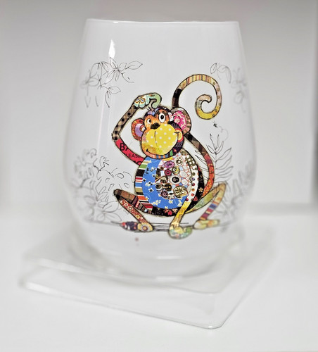 Stemless wine glass - wine, new