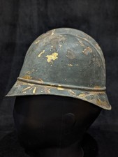 Pre WW1 German Fire Service Helmet. Possible WW2 Luftschutz Use Helmet. Antique