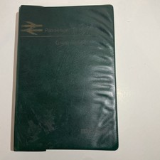 British Rail Passenger Timetable intercity October 1990 - May 1991 National map