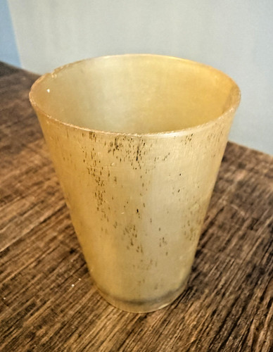Small horn drinking - horn, stirrup/