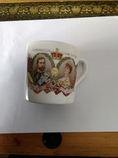 Coronation Mug of King George V and Queen Mary 1911 Royal Memorabilia