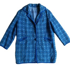 Vintage 60s Welsh Wool Blue
