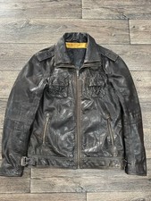 superdry leather jacket men