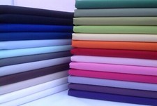 Plain, Solid 100% Cotton Fabric, Sewing, Craft, ROSE & HUBBLE, Sheeting