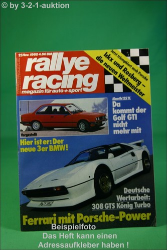 Rally racing ferrari - 11/82,