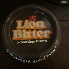 Lion Beer By Matthew Brown Ashtray Rare Item Pub Collectible