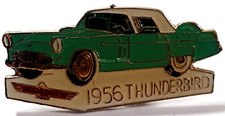 1956 classic Ford Thunderbird Car Metal Enamel Pin badge 33x17mm. Classic Ford.