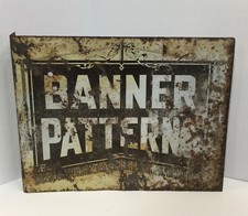 Antique Banner Patterns Metal
