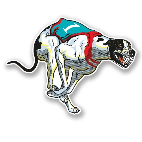 Greyhound racing dog vinyl - greyhound,