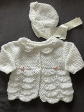 Baby White Lacy Matinee Jacket