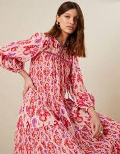 Monsoon heritage print kaftan - heritage,