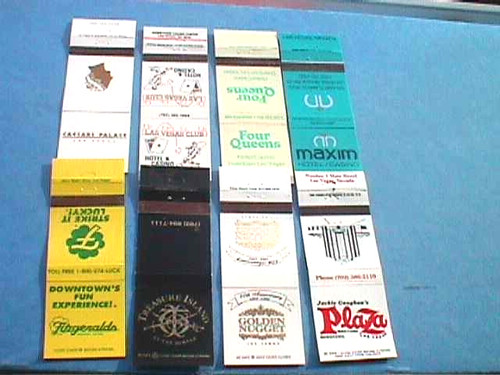 Las vegas 34 matchbooks - 34,