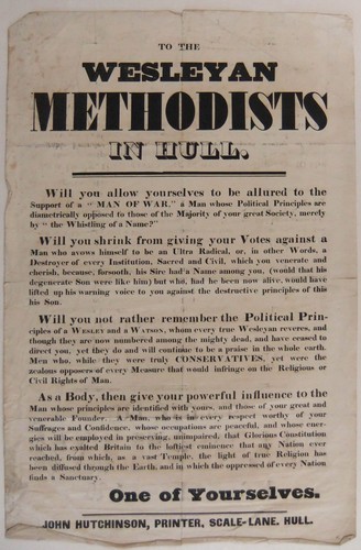 The wesleyan methodists in - the,