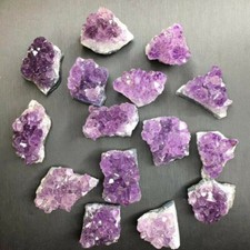 Natural Amethyst Cluster Quartz Crystal Mineral Specimen Healing Stone Rough