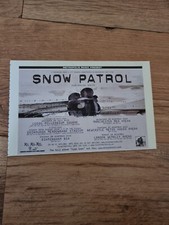 TNEWM14 ADVERT 5X8 SNOW PATROL: 2006 TOUR DATES