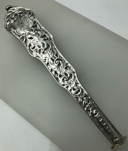 Victorian silver parasol - victorian,