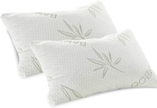New Luxury Soft Bamboo HollowFiber Pillow, Anti-Bacterial Premium Support Pillow