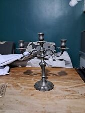 Vintage Pewter Three Arm
