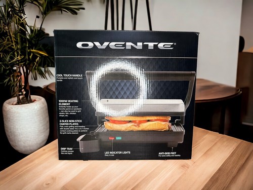Ovente electric panini - ovente, grill