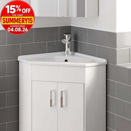 Bathroom corner basin - corner, sink