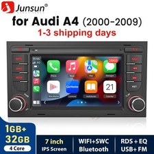 Android Radio DAB Carplay Stereo SatNav BT WIFI BOSE For Audi A4 B6 B7 2000-2009
