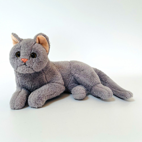 Grey soft toy - cuddly, plush