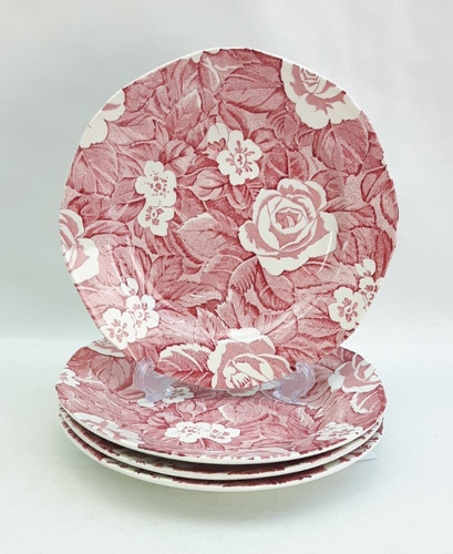 Burleigh victorian chintz pink - victorian,