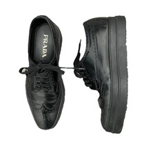 Prada Brogue Oxford Black