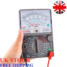 DE-960TR Analogue Meter Multimeter Multitester Resistance Current  AC Tester UK