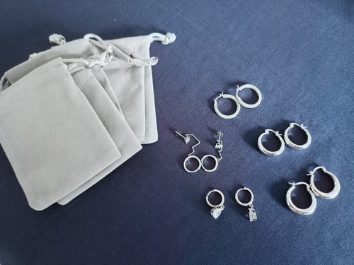 925 sterling silver earrings - 925,