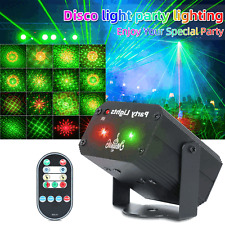 Mini Patterns Laser LED RGB Projector Stage Light DJ Disco Party KTV Club Lights