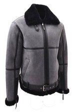 Mens Real Sheepskin Flying