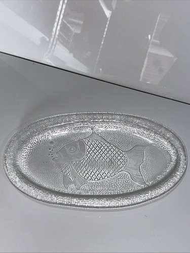Vintage kosta boda glass - boda, fish