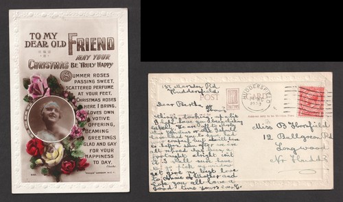 Rppc christmas greetings - christmas,
