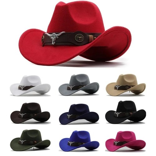 Men western cowboy hat black - men's,