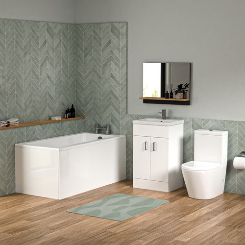 Nes home bathroom suite 1400mm - home,