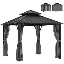 Hardtop gazebo canopy metal - hardtop,