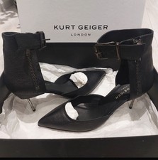 Kurt Geiger Black Leather High