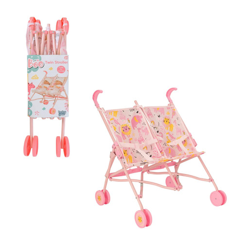 Baby boo twin dolls stroller - baby,