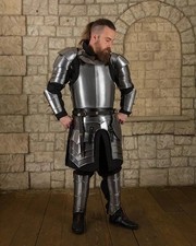 Medieval Knight Polished Steel
