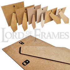 Quality MDF Strut Backs Replacement Brown Picture Photo Frame Stands 8x6"-12x10"