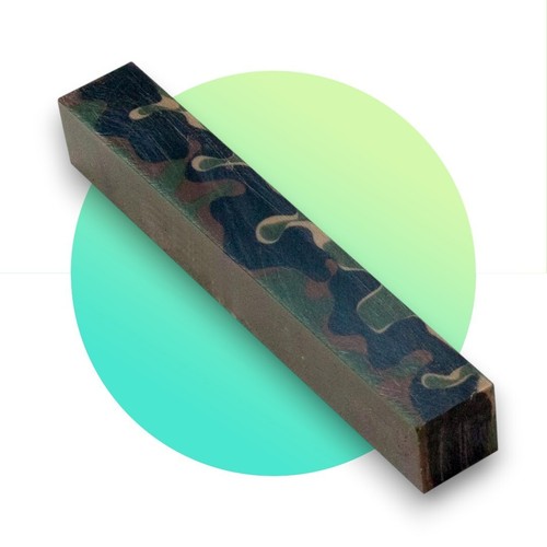 Woodland camo acrylic pen - acrylic,