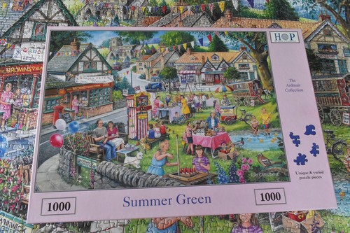 Hop summer green 1000 piece - summer,