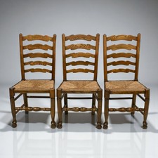 3 Georgian Oak Dining Chair