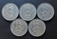 1940 1950's English 1 Shilling