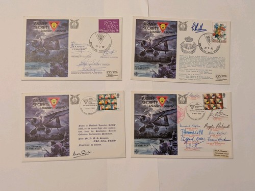 Group signed fdc military - fdc,