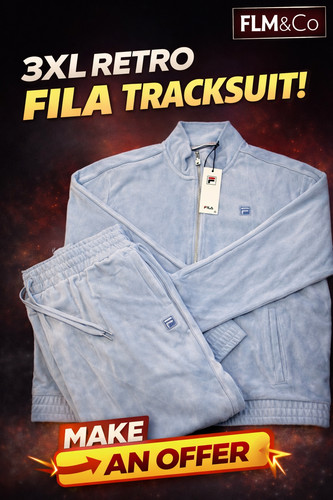 Fila velour tracksuit men - velour, men’s