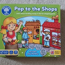 ORCHARD TOYS, FUN POP TO THE SHOPS GAME, AGE: 5-9 YRS, COMPLETE
